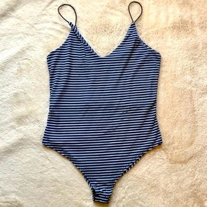 Striped Body Suit
